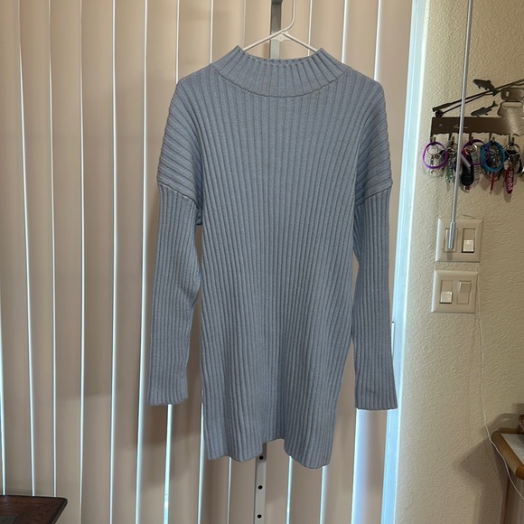 5. BP Blue Sweater Dress - Picture 1 of 3